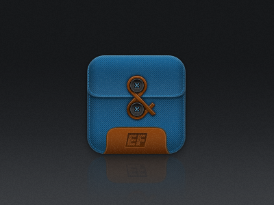 EF Fast Track Icon education icon ios ipad language minimal skeuomorphic skeuomorphism texture travel ui