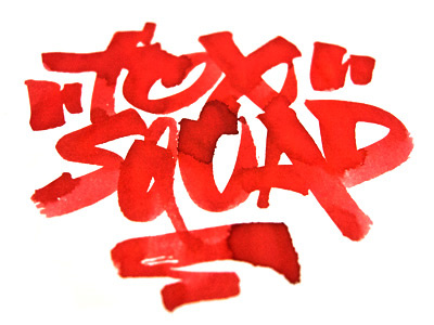 Foxsquad brush fat letters