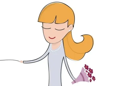 My Beautiful friend Lucy comic girl illustration