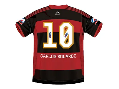 Camisa Flamengo / Adidas - 2013 - parte de trás (em andamento) soccer