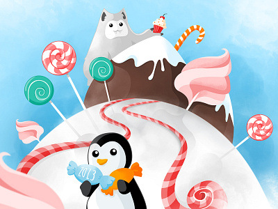 Happynewyear 2013 pingu sugar sweet wishes yeti