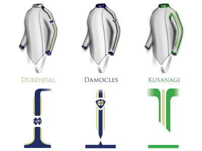 fencing uniform 2 athletic gear collegiate athletics fencing product design sketchbook pro