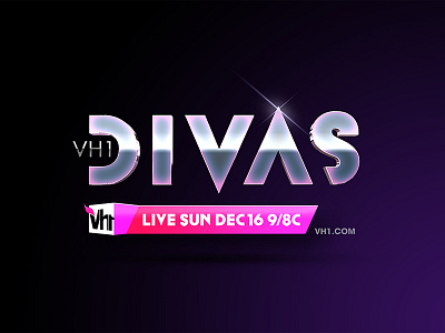 Be2 divas logo title treatment vh1