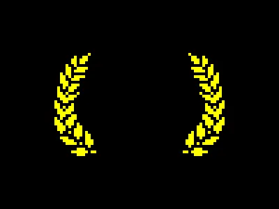 Pixelated Palme d'Or 8 bit 8bit award dor festival game palm pixel pixelated videogame winner