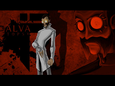 Villain concept alva character edison game topsy video game villain