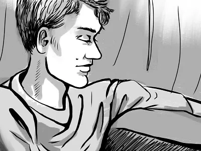 Dustin comic illustration
