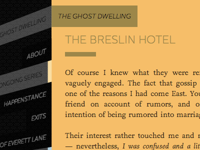 Opening the Hotel Door ghostdwelling