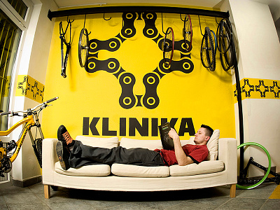 Klinika Bike Service - Branding award bike branding design identity klinika logo service sign visual