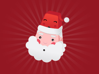 Santa Claus Icon beard christmas icon red santa claus