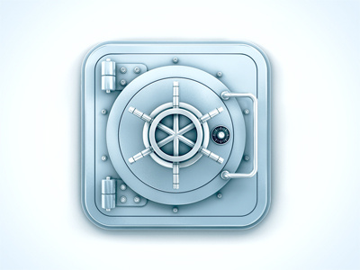 Safe (3d icon) 3d 4d android app best cinema design designers graphic icon icons illustration ios ipad iphone krol krolone lock mobile safe ui web