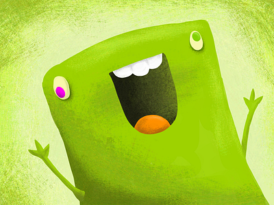 Crazy Alien alien brush crazy green illustration photoshop speedsketch