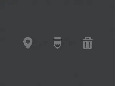 Location Reminder Icons design development icons ios iphone ui