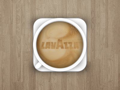 Lavazza coffee WIP app application coffee identity individual interface ios iphone lavazza mac real texture ui unique ux white