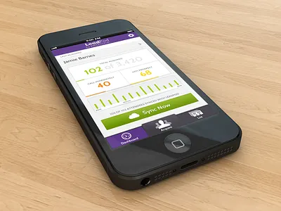 Expologic Rebound. dashboard data iphone