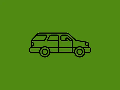 Car Icon car icon line drawing vector