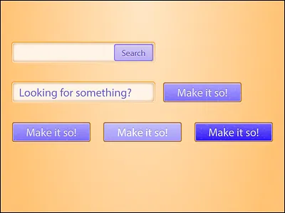 Interface Sketch - Orange illustrator interface ui