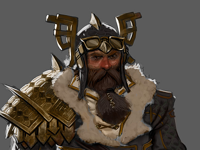 Marcel Mercado Character Concept 01 concept concept art dwarves dwarvf fantasy