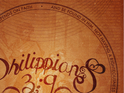 Verses Project Philippians 3:9 bible poster text texture typography verse