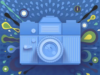 welcome page burst camera paper