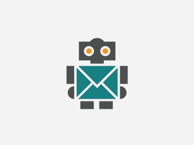 PushBots envelope logo mail notification push robot