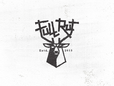 Full Rut_2 animals bruner design dominate fight graphic horns icon illustration logo mike mountain rut strength testosterone