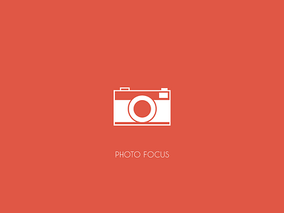 Photo Focus camera design focus graphic design icon logo photo pictogram