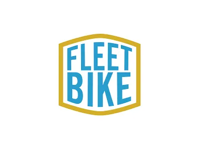 Fleet Bike 3 bike logo typography