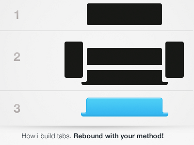 Designing Vector Tabs in PS design tabs vector