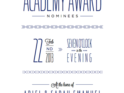 Oscars Invite