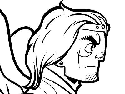 Protected-WIP cartoons digital illustration