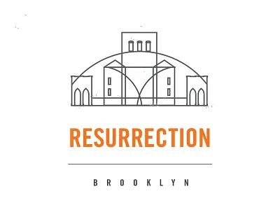 Resurrection Brooklyn Logo Ideas (3) brooklyn building city gutensite logo urban