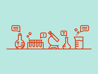 Lab Work bloop icons illustration lab media science stuff