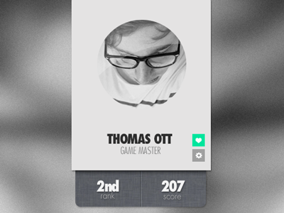Profile icon profile rank score ui