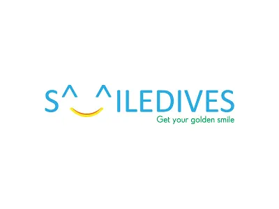 Smiledives Logo dental dentist logo maldives smile smiledive teeth