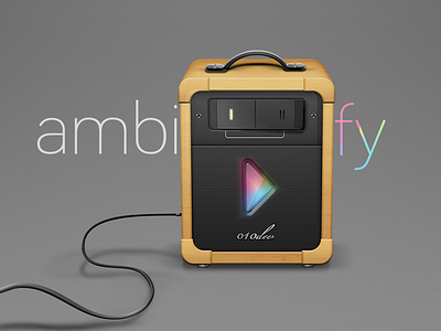 Ambify Mac Icon app icon mac media player osx wood