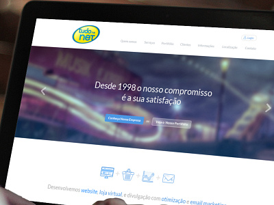 Wip Tudonanet homepage landing page website
