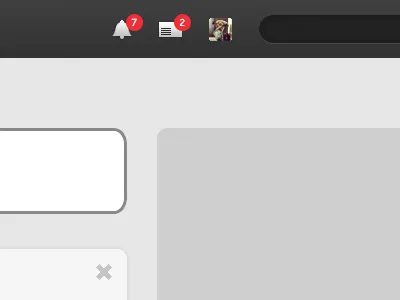 Tastebuds 2013 Nav Bar Badges menu navigation social tastebuds