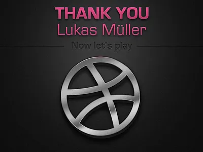 Thanks Lukas debut dribbble first shot metal romania thank you thanks