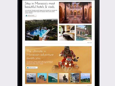 Luxury travel website holiday themes ipad luxury travel ui ux website