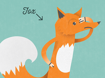 Lost Fox fox illo lost