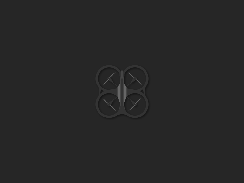Animation - AR Drone animated gif animation drone flight illustration vector wip