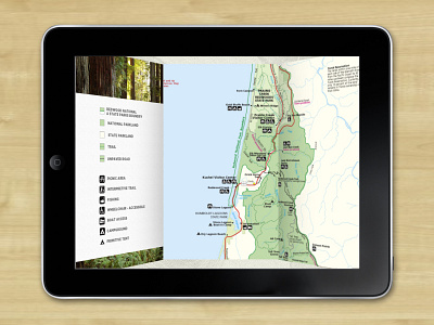 Redwood Inside Map app brochure