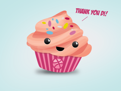 Hey Muffin! cartoon debut dribbble muffin