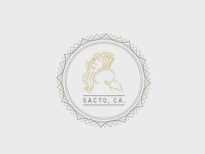 Sacramento California badge california line art margaret haag minerva project sacramento sacto state capitol vintage