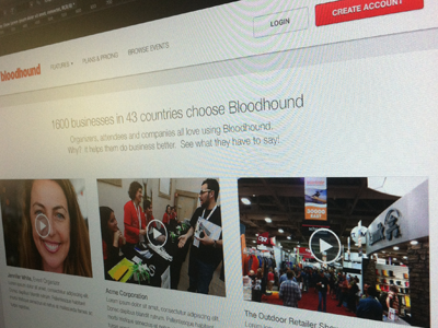 customer stories bloodhound clean customers feedback redesign stories testimonials video