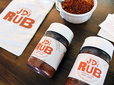 JD's RUB bbq beef butcher chicken fish manly pork rub