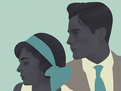 Defiant 1920 book cover illustration man woman