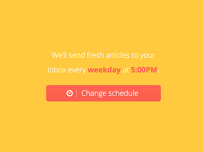 Fresh content strategy debut newsletter schedule