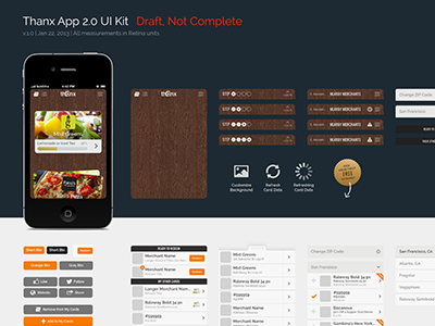 Thanx Ui Kit (draft) ios iphone mobile spec ui ui kit