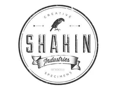 Shahin Industries Badge badge logo vintage